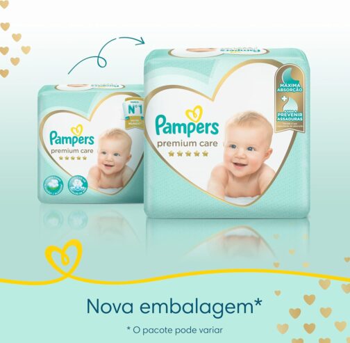 Fralda Pampers Premium Care XG - 60 fraldas - Imagem 3