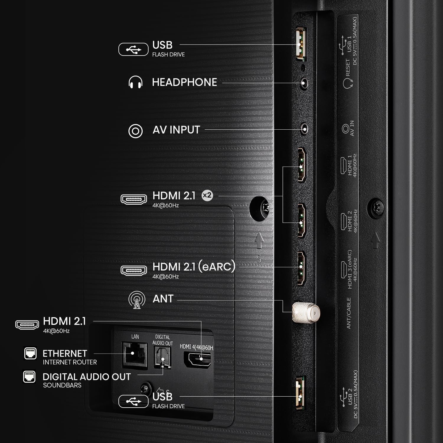 Hisense Smart TV UHD 4K DLED 70" Polegadas 70A6N com HDR10+ Dolby Vision Game Mode Controle por Voz Alexa Built-In AirPlay - Imagem 5