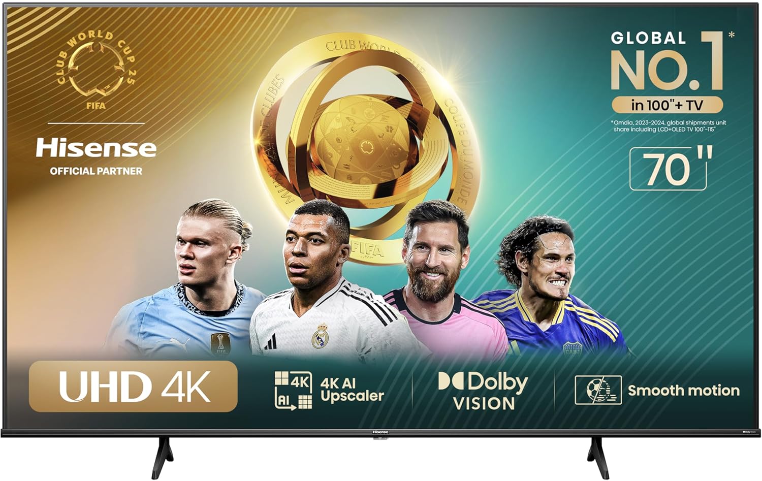 Hisense Smart TV UHD 4K DLED 70″ Polegadas 70A6N com HDR10+ Dolby Vision Game Mode Controle por Voz Alexa Built-In AirPlay Hisense Smart TV UHD 4K DLED 70″ Polegadas 70A6N com HDR10+ Dolby Vision Game Mode Controle por Voz Alexa Built-In AirPlay