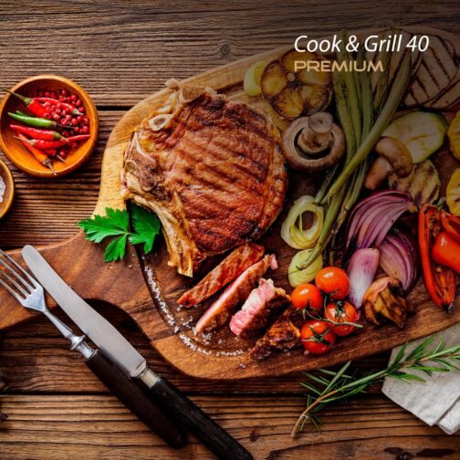 Grill Redondo Cook & Grill 40, Mondial, Preto, 1270W, 220V - G-03 - Imagem 8