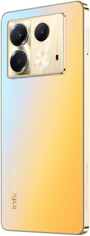 Smartphone Infinix Note 40-5G - 8GB RAM 256GB Armazenamento, Câmera Tripla 108MP+ Selfie 32MP, Tela 6,78” FHD+ 120Hz, Sound by JBL, Bateria 5000mAh, Carregamento Sem Fio – Dourado - Imagem 4