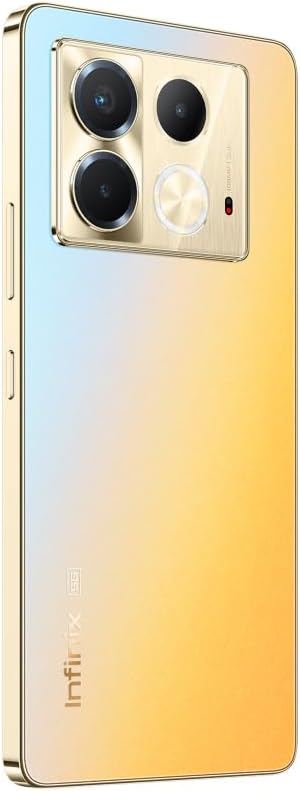 Smartphone Infinix Note 40-5G - 8GB RAM 256GB Armazenamento, Câmera Tripla 108MP+ Selfie 32MP, Tela 6,78” FHD+ 120Hz, Sound by JBL, Bateria 5000mAh, Carregamento Sem Fio – Dourado - Imagem 5