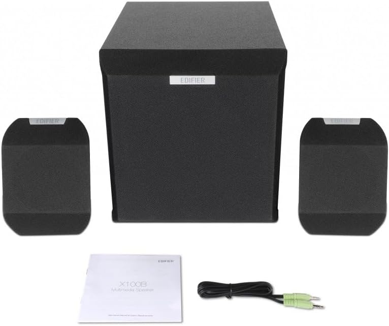 Caixa de Som Edifier X100B Speaker 2.1 15W RMS com Subwoofer - Imagem 8