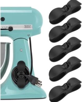 Conjunto de 5 Organizadores de Fios para Eletrodomésticos