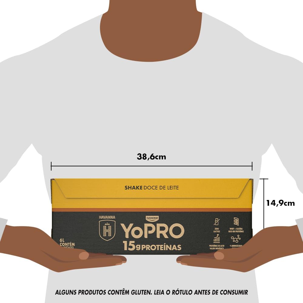 Pack YoPRO Bebida Láctea UHT Doce de Leite Havanna 15g de Proteínas 250ml - 24 unidades - Imagem 4
