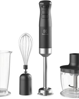 Mixer Misturador Multiuso Electrolux haste inox 3 em 1 700W 2 velocidades variaveis 3 acessórios mini processador resistente temperatura capacidade 500ml livre BPA IBP70 220v
