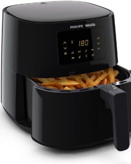 Philips Walita Preta Fritadeira Airfryer Essential XL Digital, 6.2L de capacidade, Garantia internacional de dois anos, 110V, 2000W (RI9270/90)
