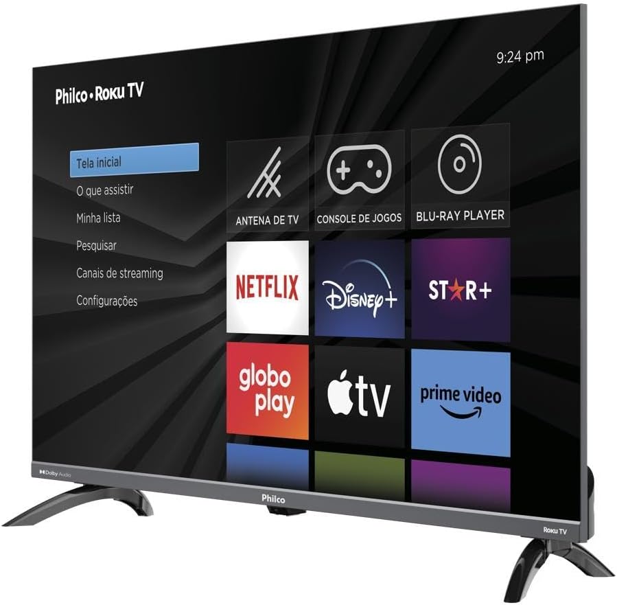 Smart TV 32” Philco PTV32K34RKGB Roku TV Led Dolby Audio - Imagem 5
