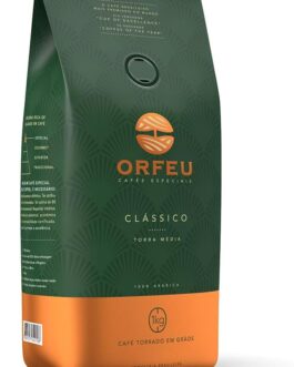 Orfeu Café Clássico em Grãos, 100% Arabica, Torra Média, 1kg