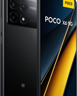 Smartphone Xiaomi POCO X6 Pro 5G 8GB+256GB NFC Dimensity 8300-Ultra 64MP câmera tripla 67W 120Hz AMOLED (Preto)