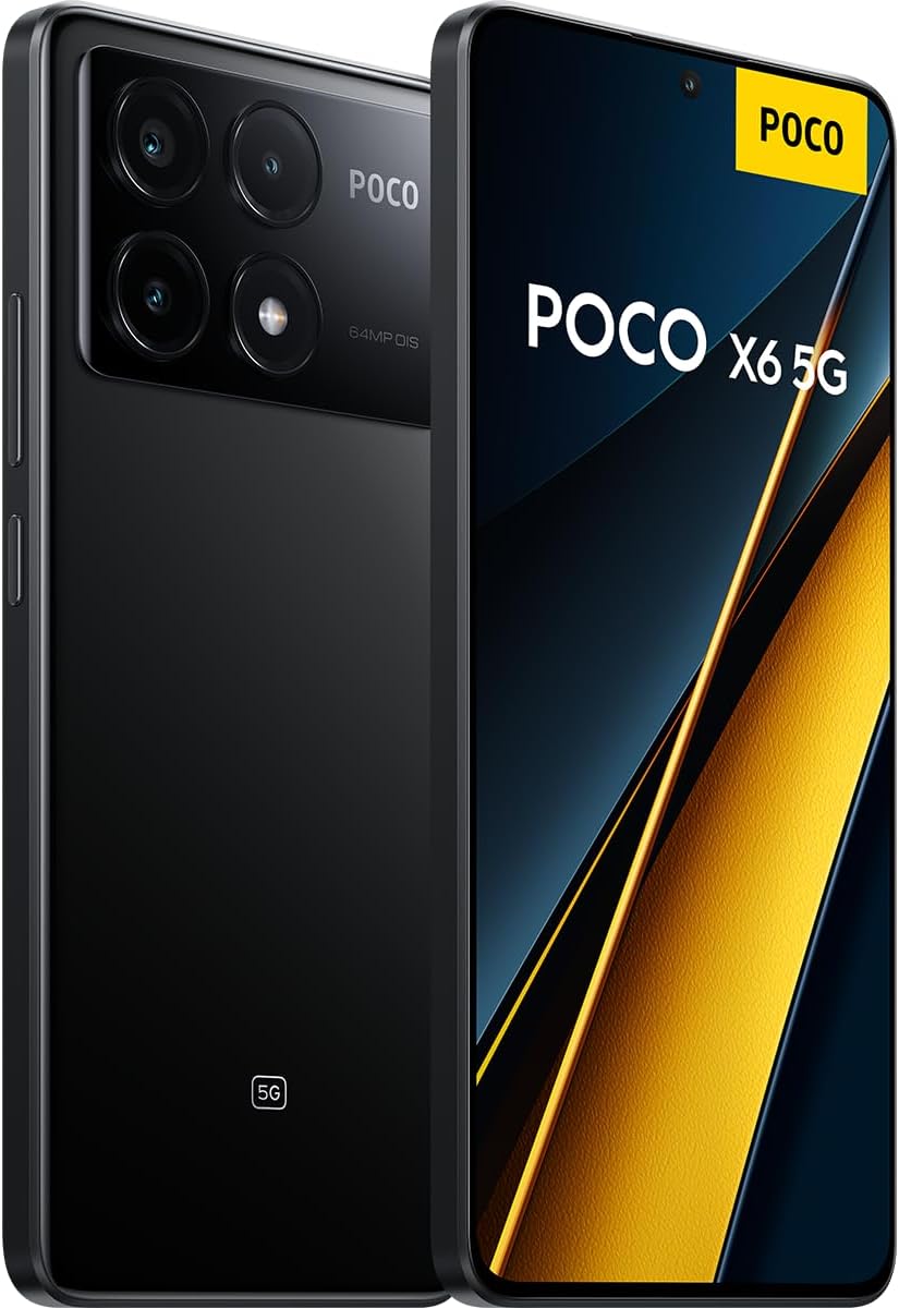 Smartphone Xiaomi POCO X6 Pro 5G 8GB+256GB NFC Dimensity 8300-Ultra 64MP câmera tripla 67W 120Hz AMOLED (Preto) - Imagem 2