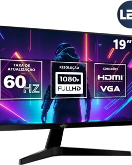 Computador Pc Gamer Completo RGB Intel Core i5 16GB SSD 1TB Kit Gamer Fonte 400W Monitor 19″ Strong Tech