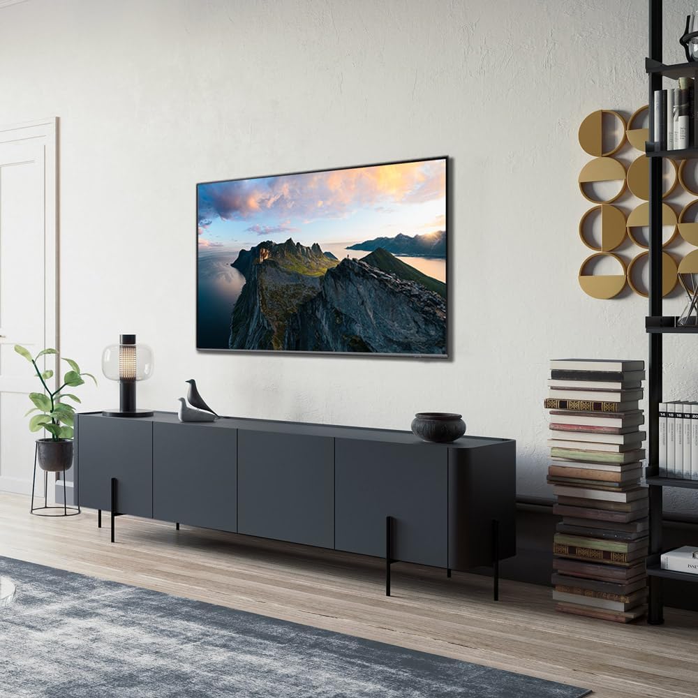 Samsung Smart TV 85 polegadas QLED 4K 85Q70D 2024, Tecnologia de Pontos Quânticos, Processador com AI, Painel até 120Hz, Design AirSlim 85" - Imagem 4