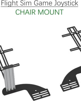 EG STARTS 2 Set Chair Mount for Flight Sim Game Joystick, Throttle & Hotas Systems Compatible with Logitech G X56, X52, X52 Pro, Thrustmaster T-Flight Hotas, TCA, T.16000M