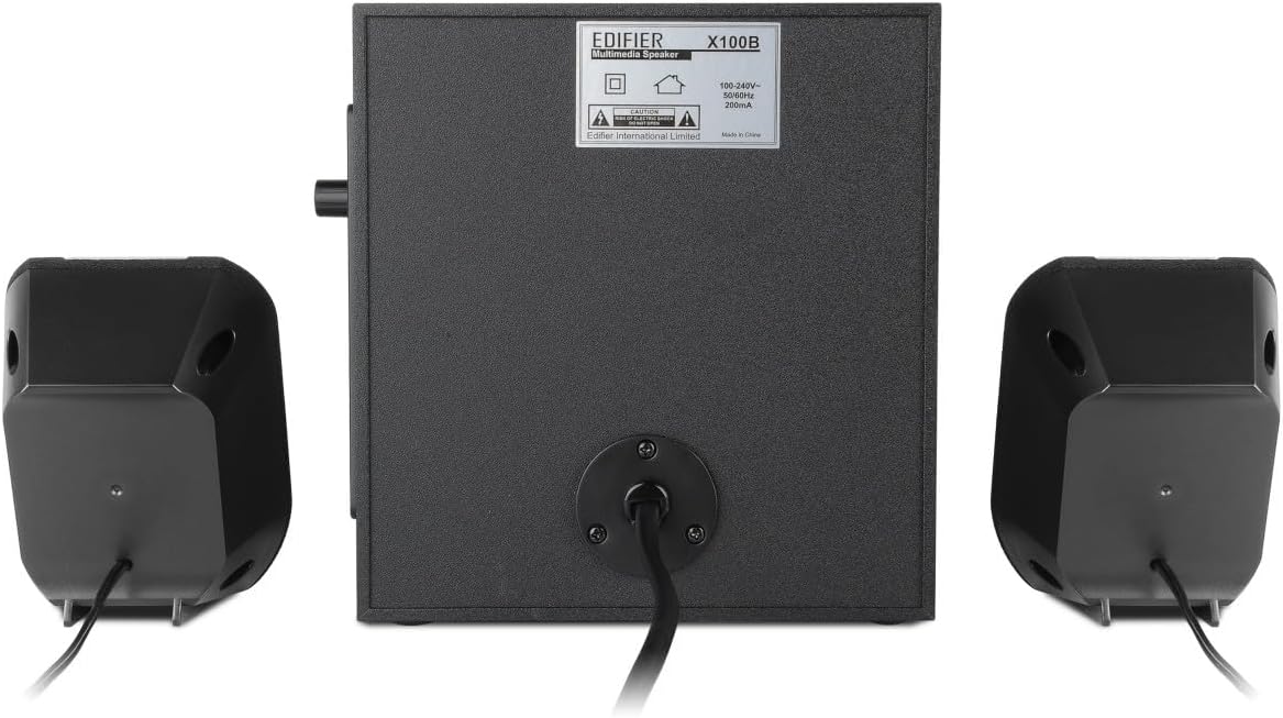 Caixa de Som Edifier X100B Speaker 2.1 15W RMS com Subwoofer - Imagem 4