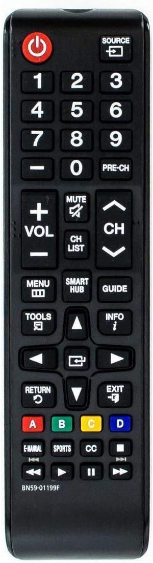Controle remoto universal para todos os televisores Samsung, substituição para todos os televisores LCD LED HDTV 3D Smart Samsung Controle remoto universal para todos os televisores Samsung, substituição para todos os televisores LCD LED HDTV 3D Smart Samsung