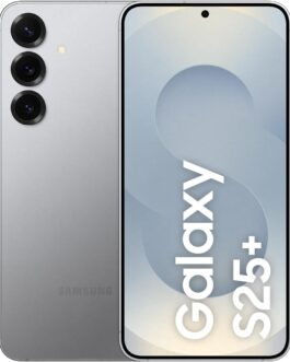 Celular Samsung Galaxy S25+ 5G, 256GB, 12GB RAM, Câmera Tripla de 50+12+10, Tela Grande de 6.7″, Prata