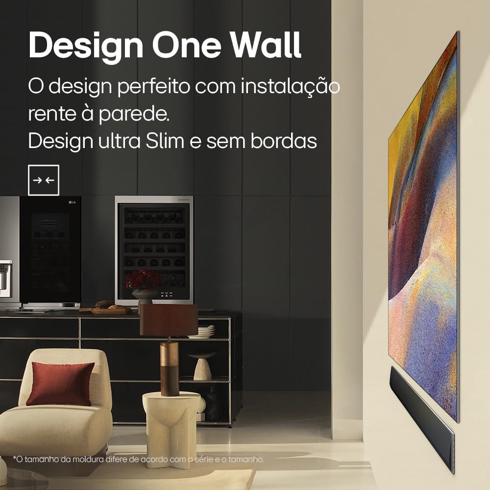 Smart TV 4K 55" LG OLED evo OLED55G4 Processador α11 AI Painel 144Hz Intensificador de Brilho Máximo Design Onewall Dolby Vision Dolby Atmos - Imagem 4
