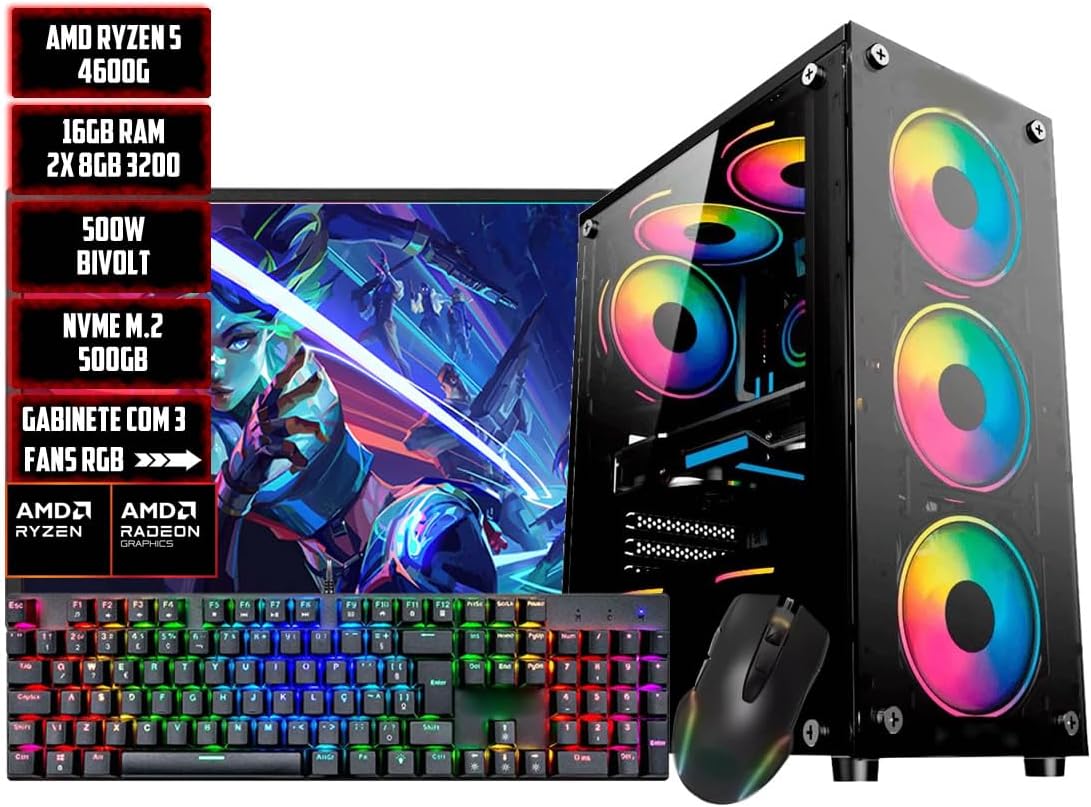 Desktop AMD Gamer Completo