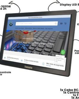 Tv 14 Portátil Led 12v USB Tomate Onibus Carro Van MTM-1410