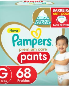 Fralda Pampers Pants Premium Care G – 68 fraldas