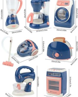 Mini Eletrodomésticos Infantil Cozinha Realista Brinquedos (Maquina de lavar)