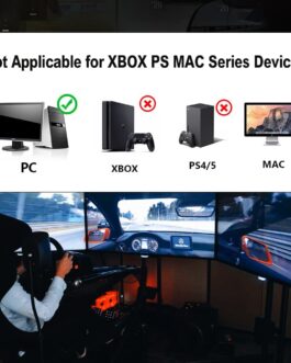 RASTP 64Bit PC USB Handbrake for SIM Racing Games Logitech G27 G25 G29 T500 T300 FANATECOSW LFS DIRT RALLY.2,Red