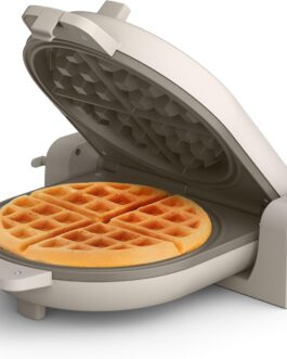 Bella Flip-n-Store – Máquina de gofrar com revestimento antiaderente de cerâmica EverGood™, adapta-se a qualquer lugar™ utensílios de cozinha, luz indicadora de energia, cabo fresco e invólucro de