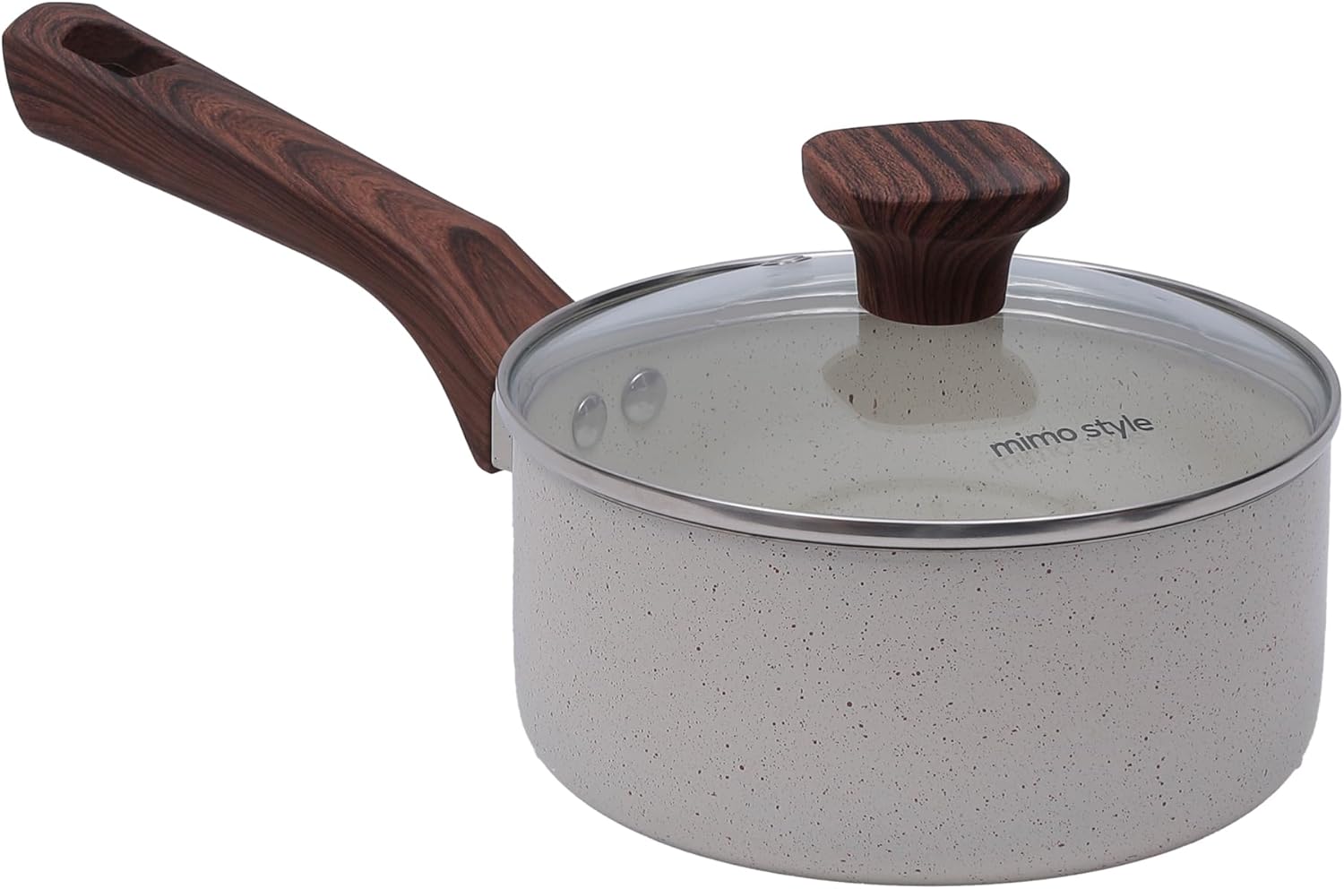 Mimo Style, Jogo de Panelas Cerâmica 10 Peças Indução Pratic Cook Marmol - Imagem 5