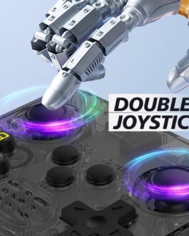 R36S Console de jogos retrô portátil de 64 GB, integrado mais de 15.000 jogos clássicos, sistema Linux com tela HD MIPI IPS de 3,5 polegadas, dispositivo portátil de jogos e entretenimento de 3500 mAh