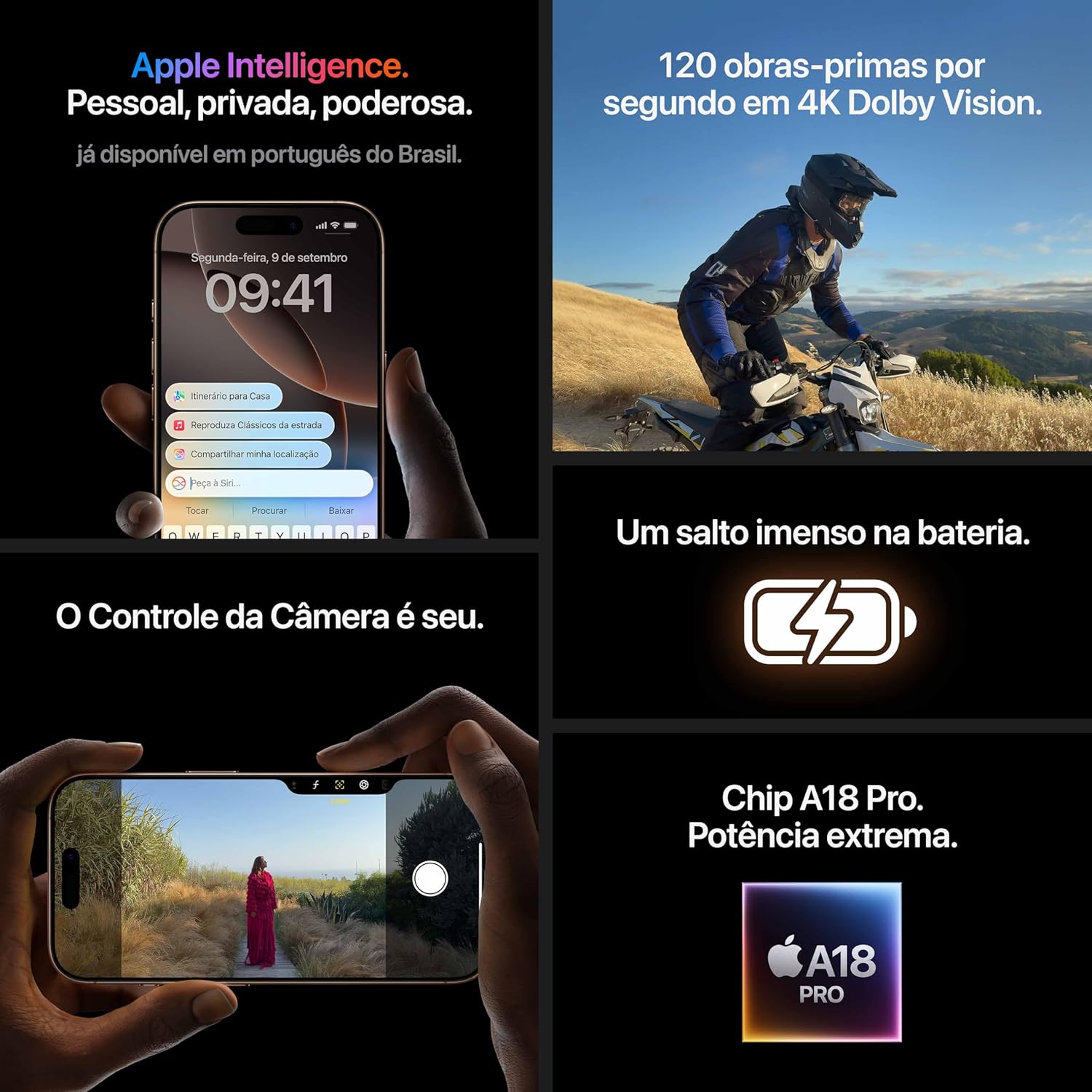 Apple iPhone 16 Pro (256 GB) – Titânio natural - Imagem 5