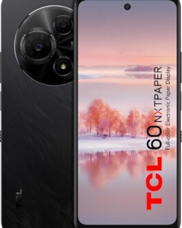 SMARTPHONE TCL 60 Nxtpaper 512GB PRETO – 18GB RAM (8Gb +10GB RAM BOOST) – 108 Mpx – NFC – 6,8″ tela Nxtpaper