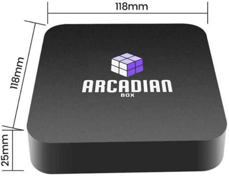 Game Retro Diversos Consoles 2 Controles com Fio Sistema 128GB com Jogos Atualizado Arcadian Box (2 Controles com fio) - Imagem 9