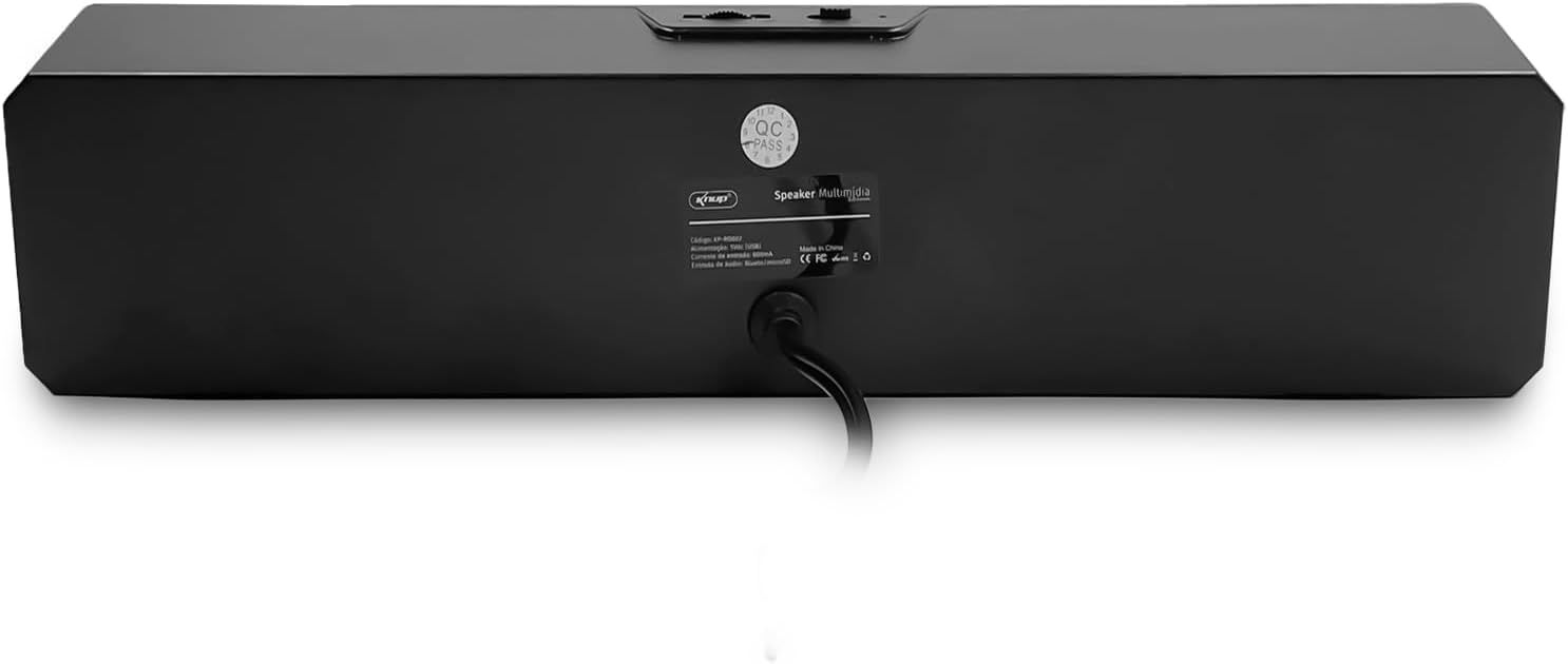 Caixa De Som Pc Computador Notebook Gamer Soundbar Gamer Caixinha de Som Subwoofer Para Tv Pc Usb Led - Imagem 8