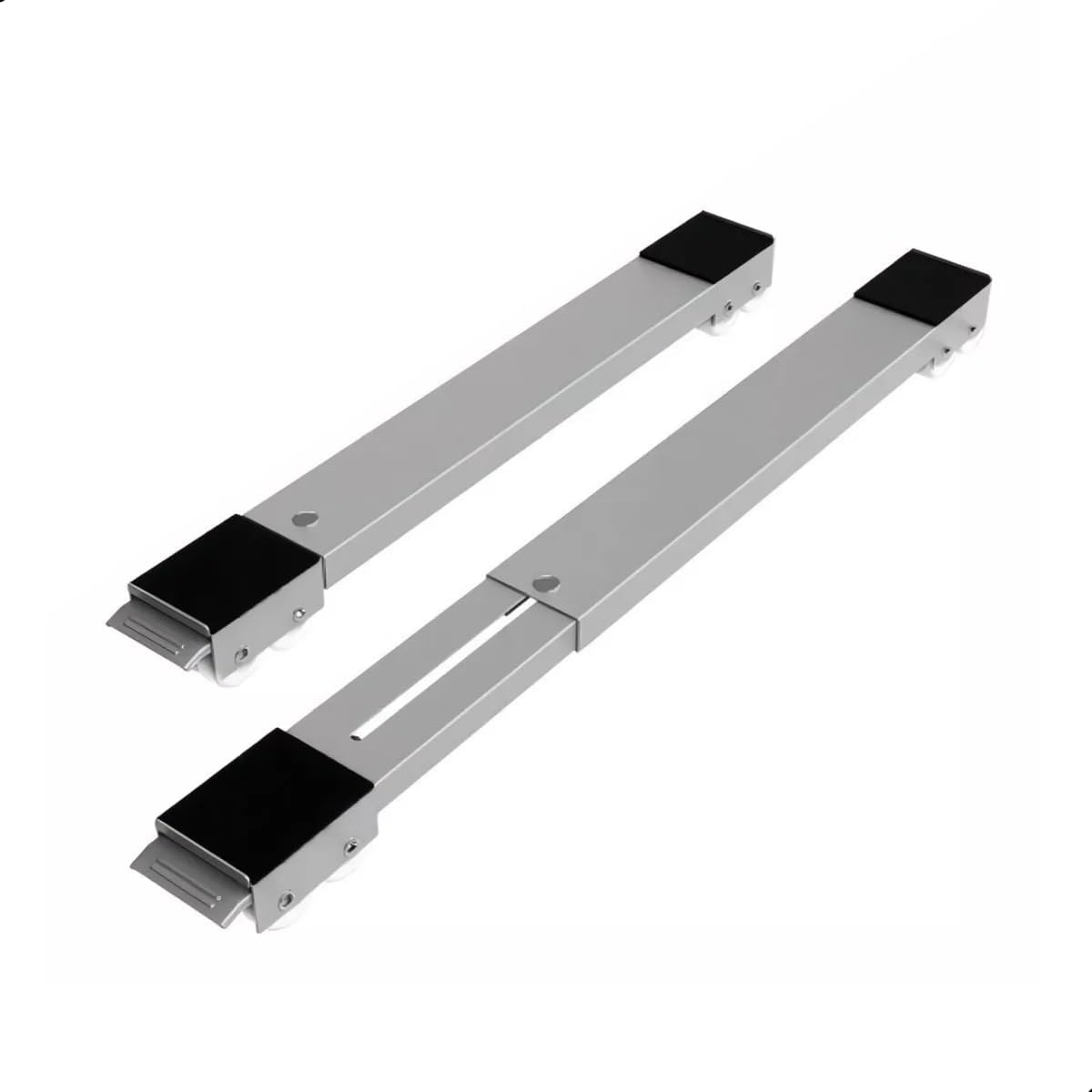 Base Suporte Ajustável com Rodinhas para Geladeira, Fogão, Máquina de Lavar e Móveis resistente reforçado até 200 Kg (Cinza) Base Suporte Ajustável com Rodinhas para Geladeira, Fogão, Máquina de Lavar e Móveis resistente reforçado até 200 Kg (Cinza)
