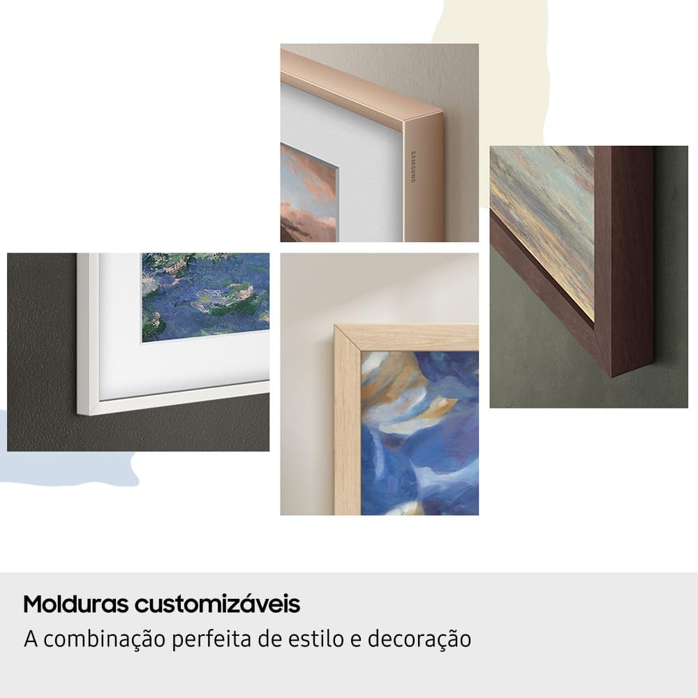 'Samsung Vision AI TV43" The Frame 4K LS03F 2025, Tela Matte antirreflexo, Molduras customizáveis, Modo Arte, Suporte de parede incluso, One Connect, Dolby Atmos®, 7 Anos de Atualização - Imagem 4