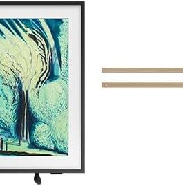 Samsung Combo Vision AI TV 50″ The Frame 4K LS03F 2025 + Moldura para Smart TV 50″ The Frame cor bege amadeirado