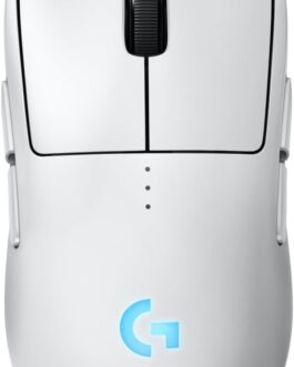 Mouse Gamer Sem Fio Logitech G PRO 2 LIGHTSPEED para Destros ou Canhotos, 4 Botões Programáveis e Removíveis, Sensor Hero 2 44K DPI, Carregamento USB-C, PC/Mac – Branco