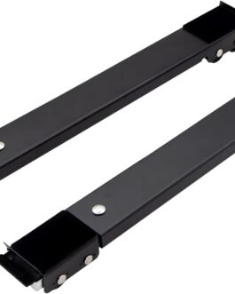 Suporte Móvel, Base Móvel com Rodinhas, Adequado para Geladeira, Máquina de Lavar, Móveis e Eletrodomésticos Domésticos (Preto)
