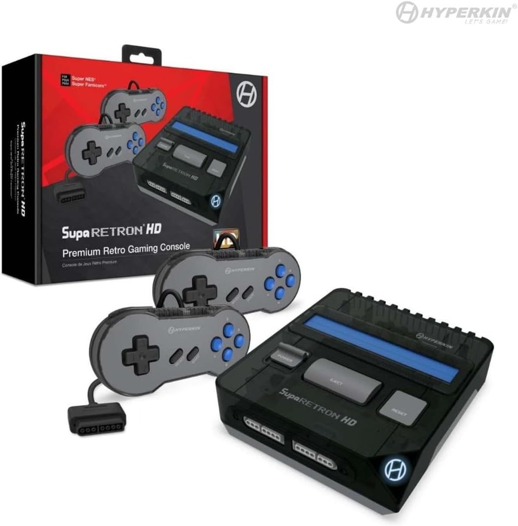 Hyperkin Suparetron HD Gaming Console for Super NES/ Super Famicom (Space Black) - Super NES - Imagem 2