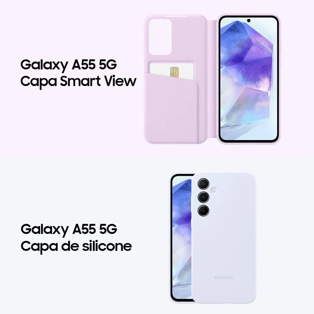 Samsung Galaxy A55 5G, Câmera Tripla Traseira de até 50MP, Selfie de 32MP, Nightography, Apagador de objetos, Design em metal e vidro, IP67, Super AMOLED 6.6" 120Hz Vision Booster, 256GB - Azul Escuro - Imagem 9