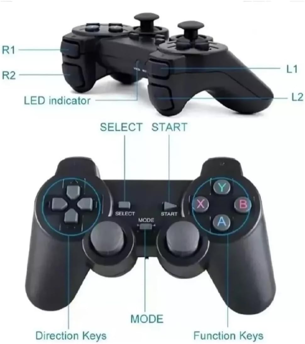 Vídeo Game Retrô Game Stick Lite 4k Hdmi 64gb 20.000 Mil Jogos Com 2 Controles Sem Fio - Imagem 9