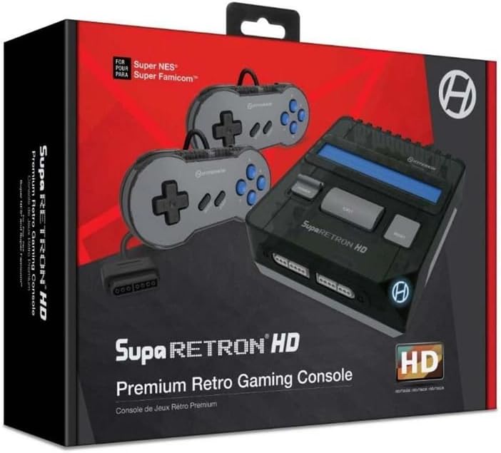 Hyperkin Suparetron HD Gaming Console for Super NES/ Super Famicom (Space Black) – Super NES Hyperkin Suparetron HD Gaming Console for Super NES/ Super Famicom (Space Black) – Super NES