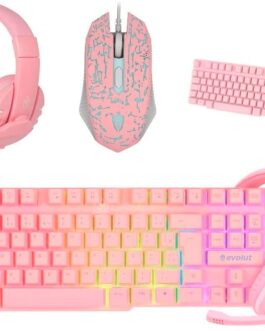 Pc Gamer Computador Completo NoLag Amd Ryzen Kit Rosa Pink