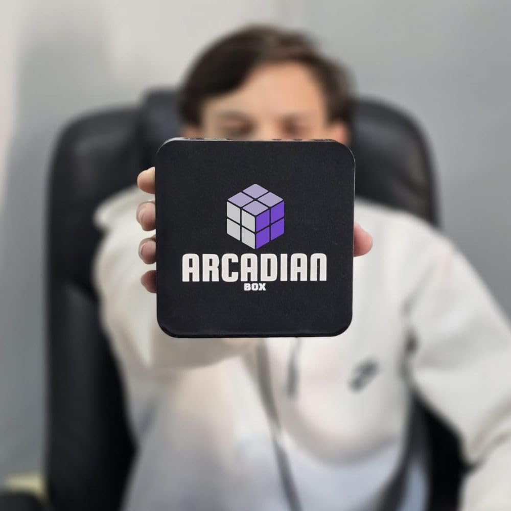 Game Retro Diversos Consoles 2 Controles com Fio Sistema 128GB com Jogos Atualizado Arcadian Box (2 Controles com fio) - Imagem 8