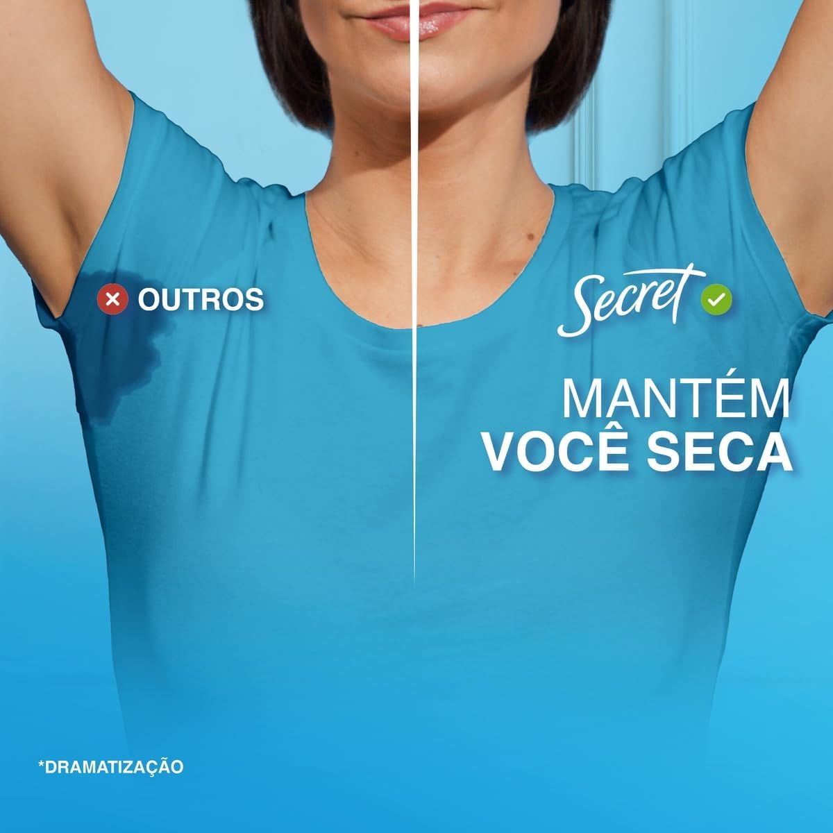 Desodorante em Gel Antitranspirante Secret Powder Protect Cotton 73g - Imagem 8