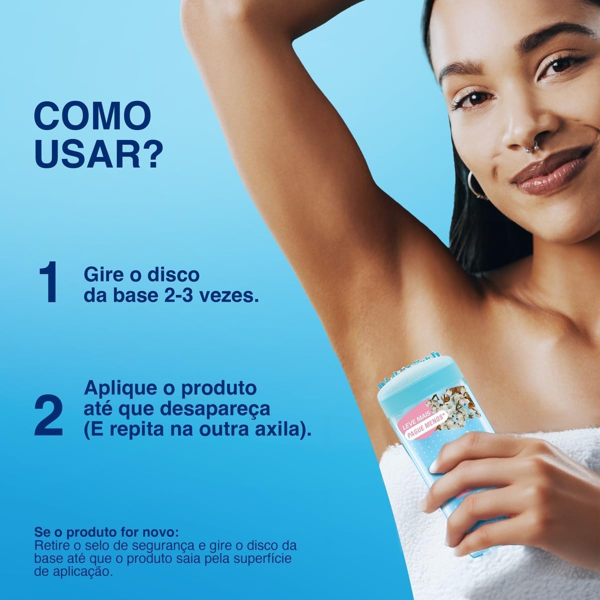 Desodorante em Gel Antitranspirante Secret Powder Protect Cotton 73g - Imagem 6