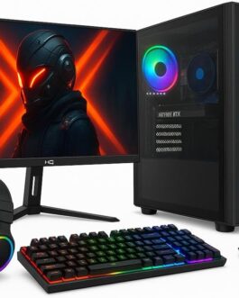 PC Gamer Completo Skill New G, AMD Ryzen 5 8600G, 16GB DDR5 5600 Mhz, SSD M2 512GB, Monitor 24″ 180HZ -SKN007