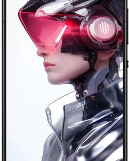 REDMAGIC 10 Air 120Hz Telefone para jogos, 5G Android Smartphone, 12GB RAM+256GB ROM, Snapdragon 8 Gen 3, 6.8″ AMOLED Tela cheia, FHD+, 50MP Câmera, Dual-Sim, Celular desbloqueado Preto