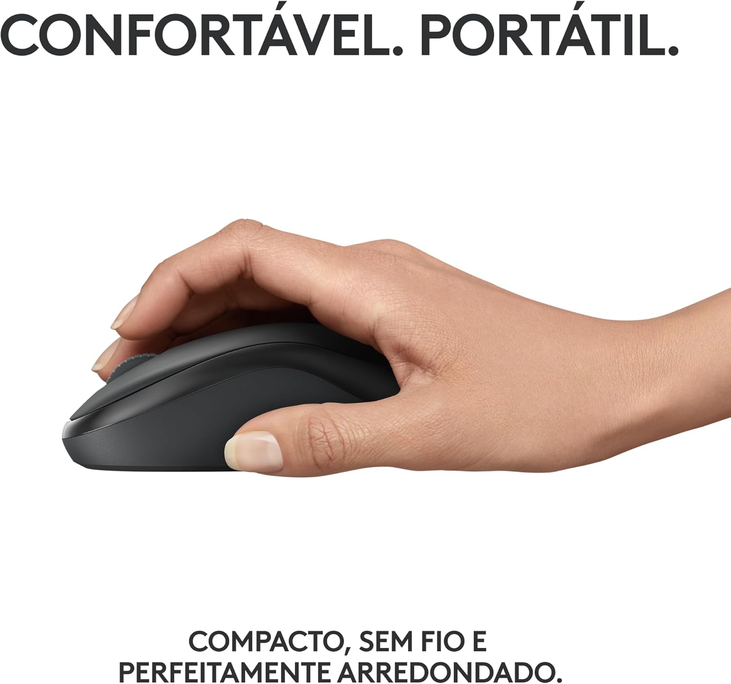 Mouse Sem Fio Logitech M240 com Conexão Bluetooth, Clique Silencioso, Design Ambidestro Compacto, Bateria de 18 Meses, Compatível com Windows, macOS, ChromeOS - Preto - Imagem 5